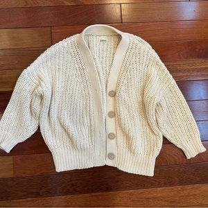 Babaa no 18 cardigan natural cotton